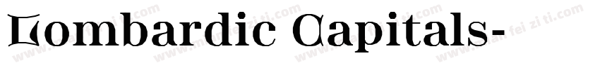 Lombardic Capitals字体转换